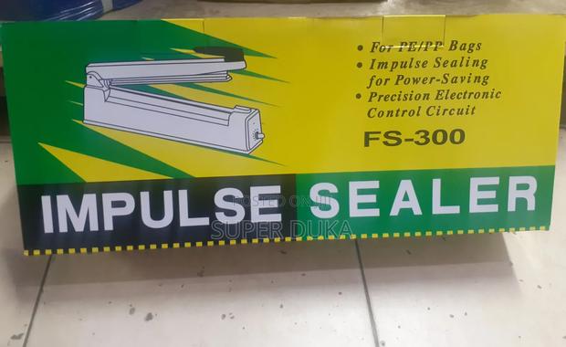 Impulse Sealing. Fs 300 Metallic Body Heavy Duty Sealer. 12"