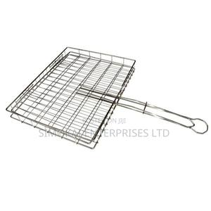 Stainless Steel BBQ Grid With Fixed Handle - thumbnail 2