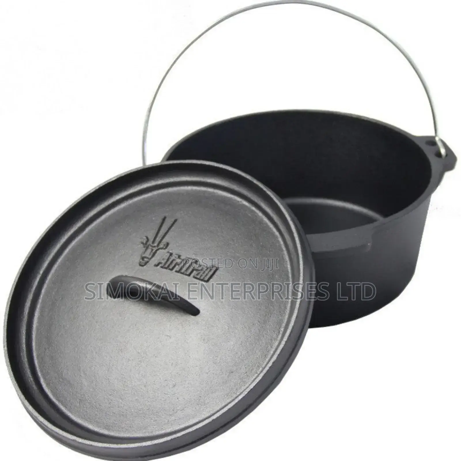 3.8L Afritrail Cast Iron Camp Oven