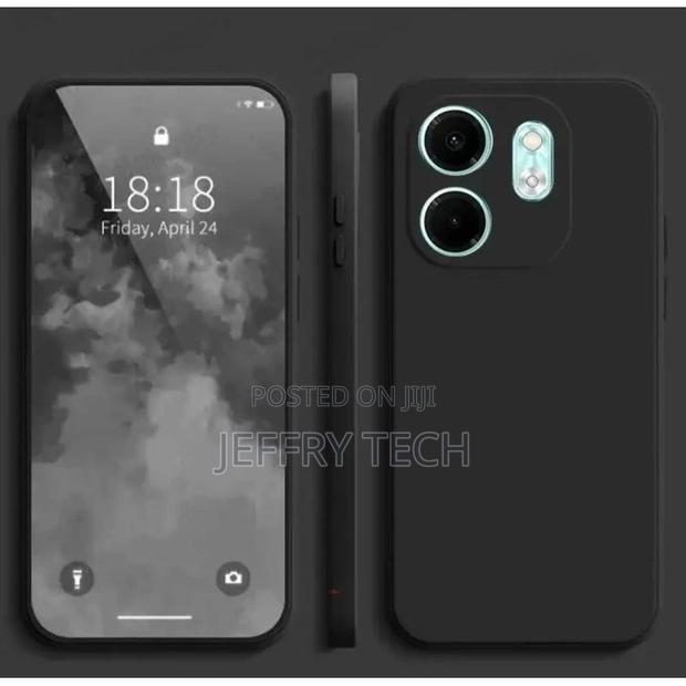 Infinix Hot 50i Black Soft Silicone Phone Case/ Cover