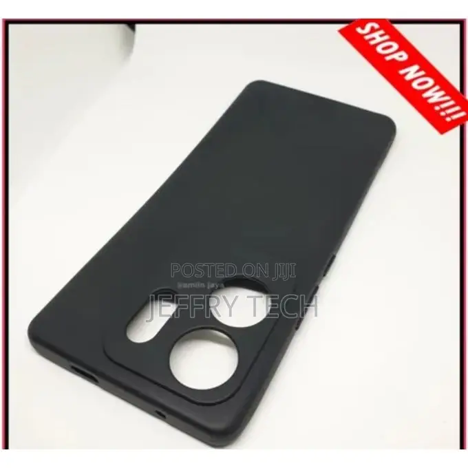 Infinix Hot 50i Black Soft Silicone Phone Case/ Cover