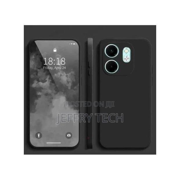 Quality Infinix Hot 50i Black Soft Silicone Phone Case/