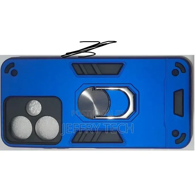 Infinix Hot 30I Shockproof Hybrid Armor Magnetic Ring Stand