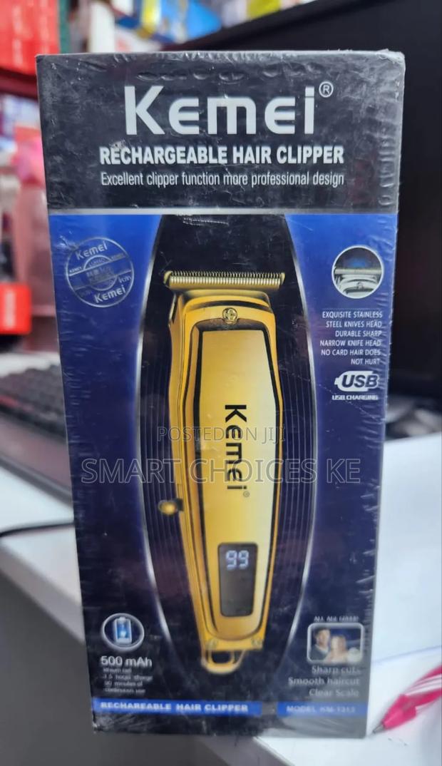 Kemei Rechargeable Hair Clipper 
500mah Battery 
