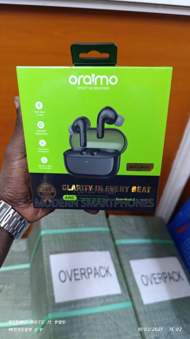 Oraimo Spacebudsz ANC True Wireless Earphone Spatial Audio