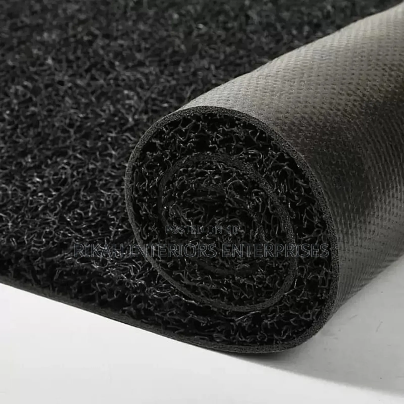 Black Anti Slip Spaghetti Carpet