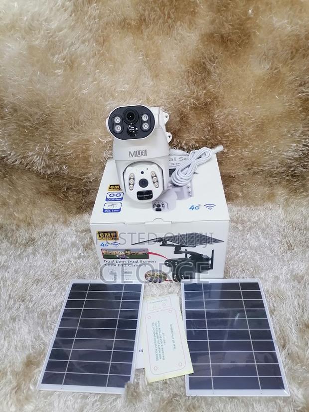 6mp~4g Dual Lens Dual Screen Solar PTZ Camera Wireless - main view