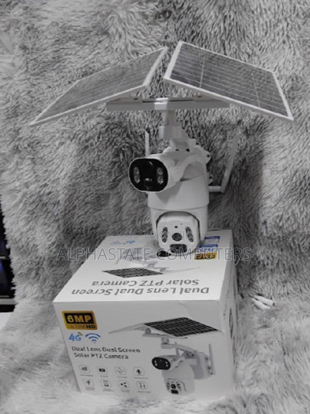 6MP Ubox Dual Lens Dual Screen Solar PTZ Camera 4G Available
