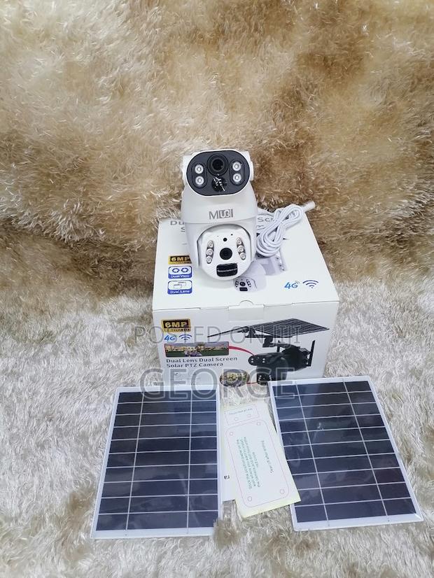 ><6mp Dual Lens 4g PTZ Solar Cameras Ubox-Solar PTZ