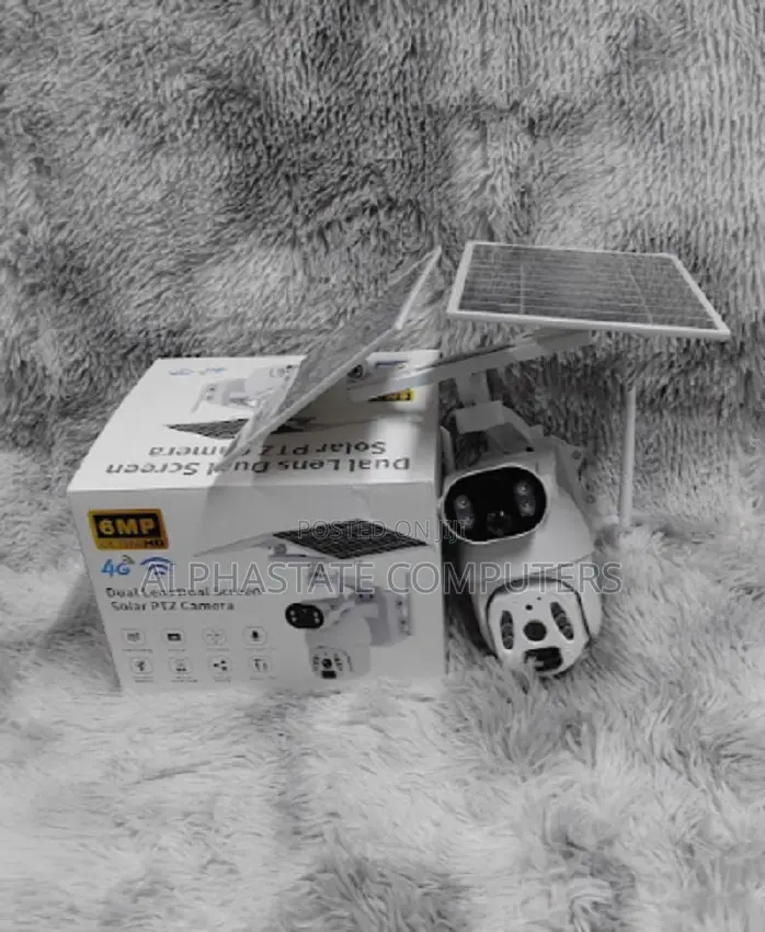 4G 6MP Ubox Dual Lens Solar Durable Solar Powered PTZ Camera in Nairobi ...