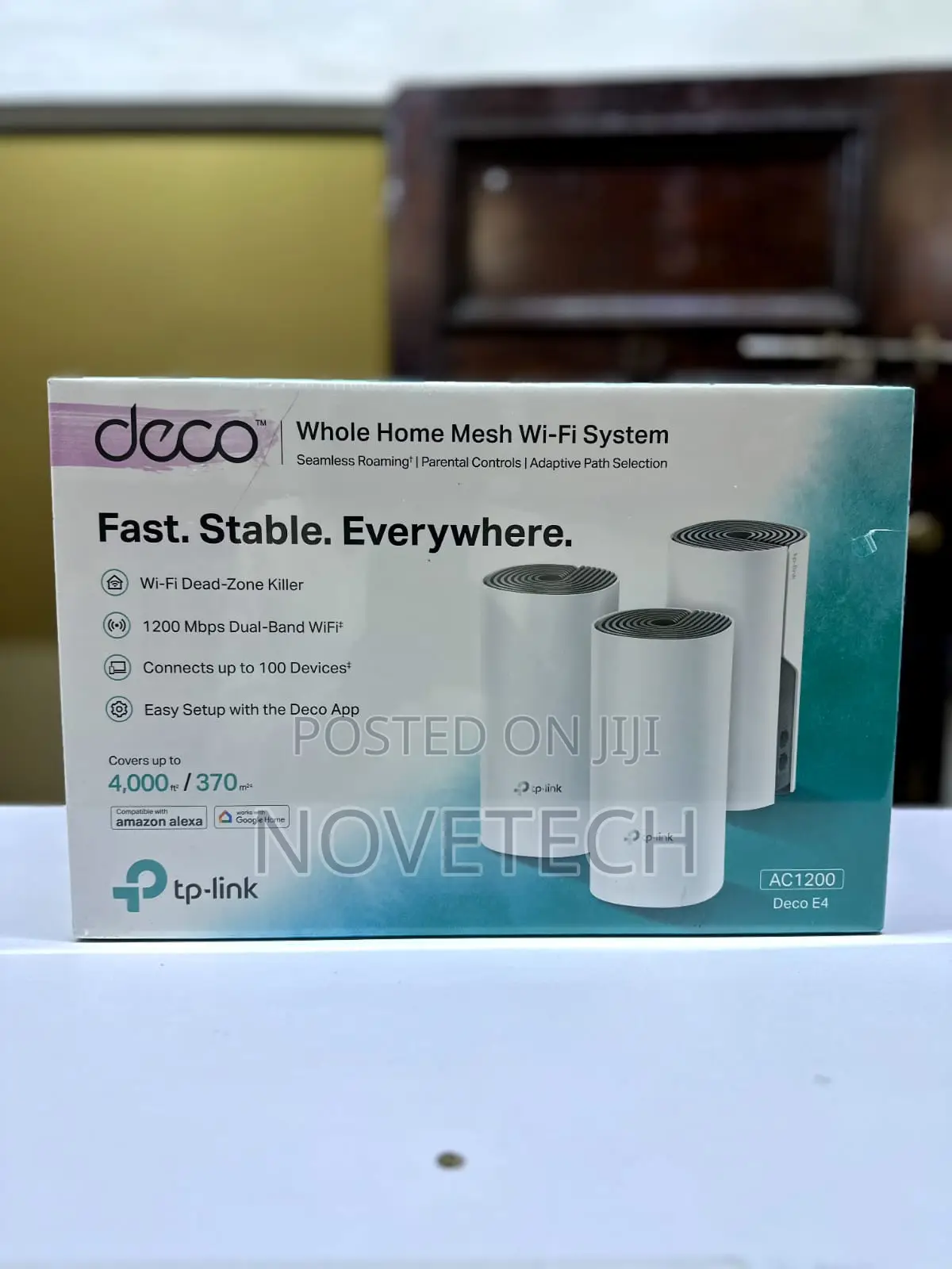 Tp-Link Deco E4(3-Pack) AC1200 Whole Home Mesh Wifi System