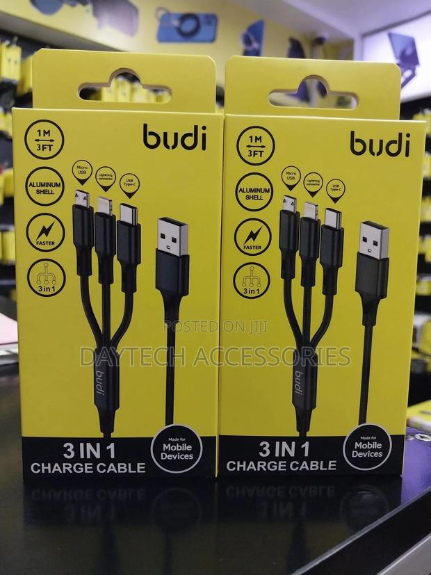 Budi 3-in-1 Universal All in One Charging Cable - thumbnail 2
