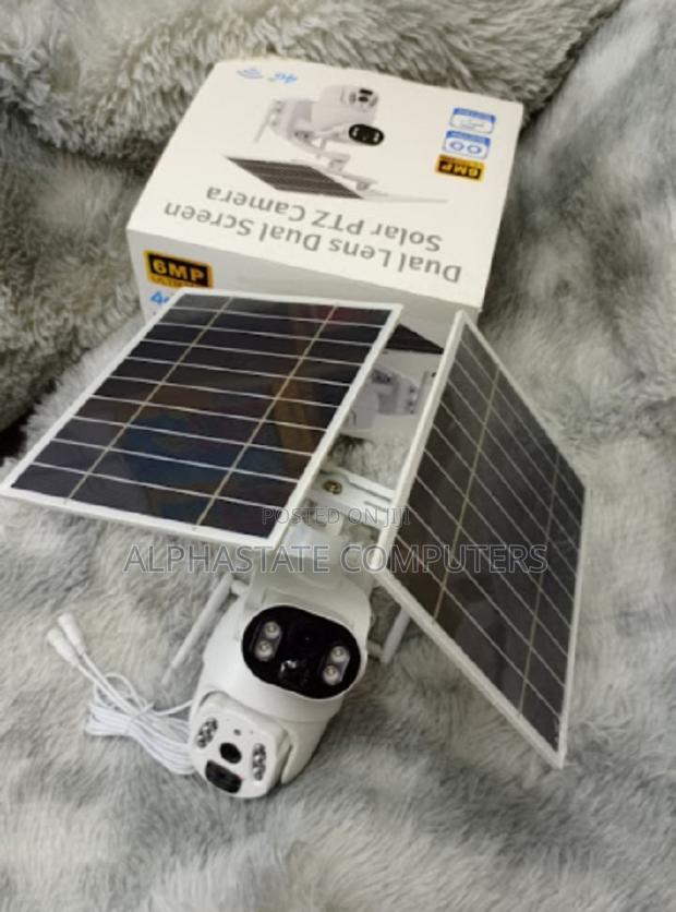 4G Ubox Dual Lense Ubox 6mp Wireless Outdoor Solar PTZ 6mp B