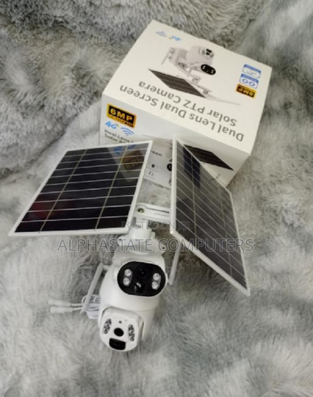 New 6mp Dual Lens Cameras Dual Solar Panel Ubox 4G CAMERA