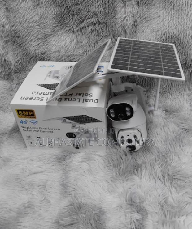 6MP ULTRAHD 4G Ubox Dual-Lens Dual Screen Solar-PTZ Camera