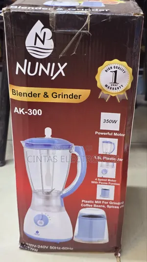 Nunix AK-300 Blender and Grinder 1.5L