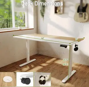 Office Tables:140cm Home Office Height-Variable Desk