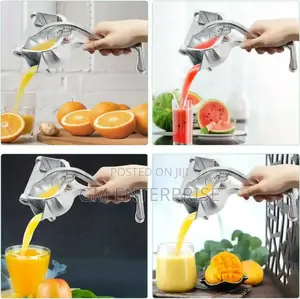 Metallic Manual Juice Squeezer Aluminum Alloy
