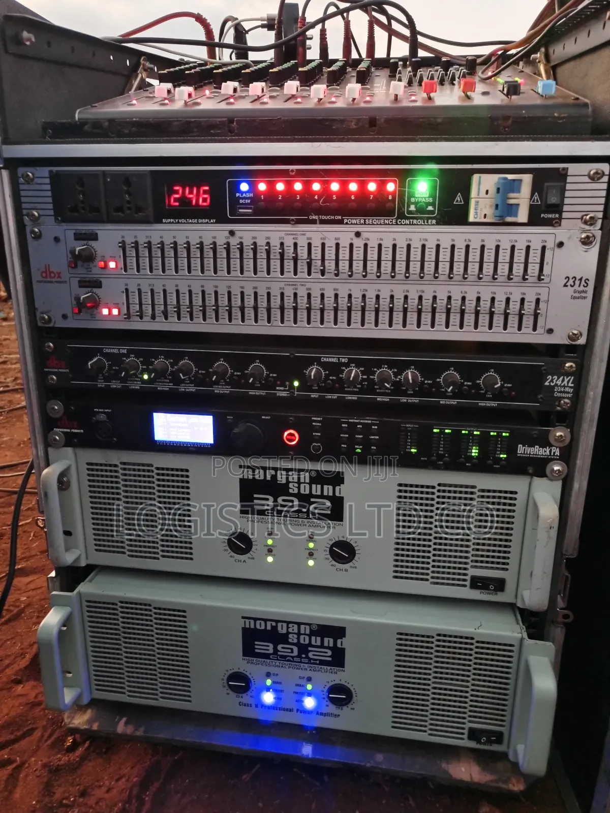Morgan Sound 39.2 Bass Amplifier Complete Rack