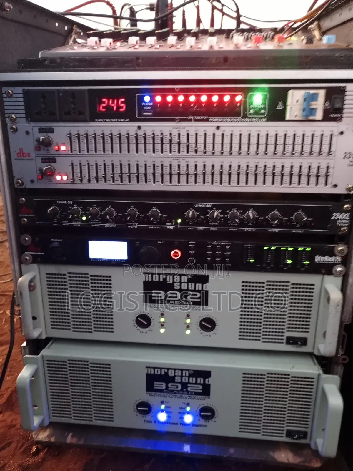 Morgan Sound 39.2 Bass Amplifier Complete Rack
