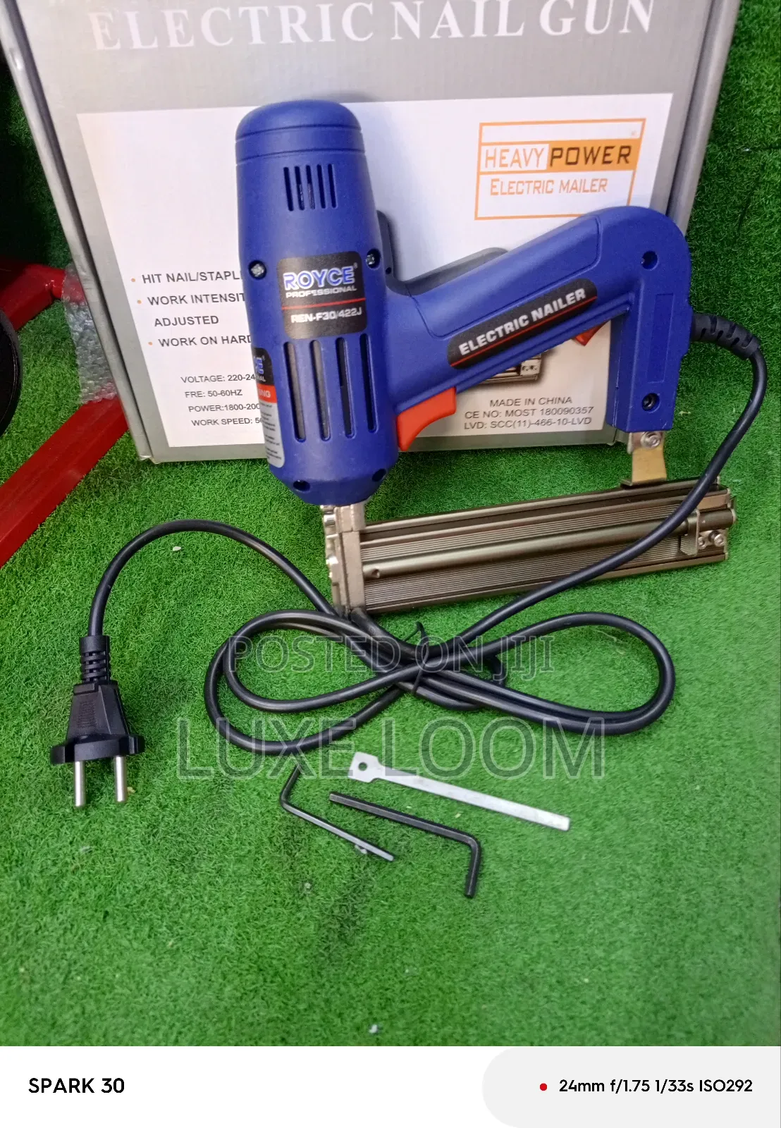 Heavy Power Electric Nail Gun