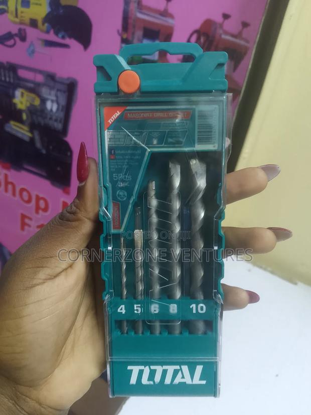 Total 5pcs Concrete Drill Bit Set Masonry - main view