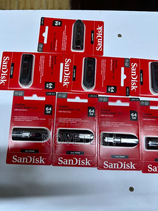 Sandisk 64GB Cruzer Glide USB 3.0 Flash DISK Drive - thumbnail 2