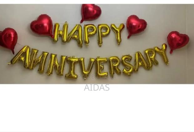 Happy Anniversary Balloon Foils - main view