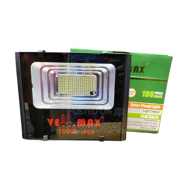Vellmax 100W Solar Floodlight - main view