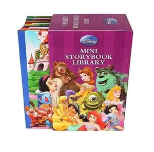 Kids Disney Set of 12 Mini Storybook Library Assorted Titles