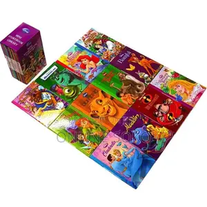 Kids Disney Set of 12 Mini Storybook Library Assorted Titles
