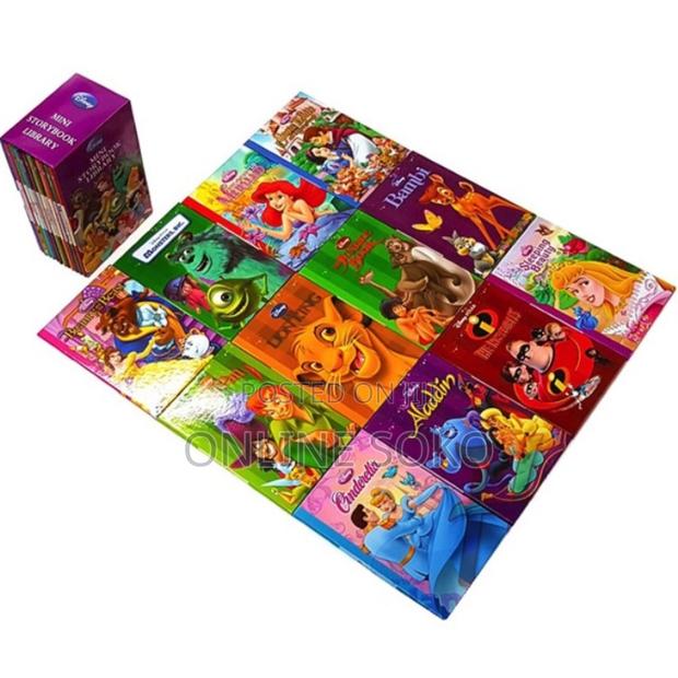 Kids Disney Set of 12 Mini Storybook Library Assorted Titles - thumbnail 5