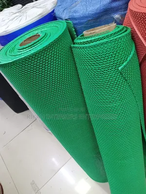 Green Perforated Anti Slip Bathroom Mats