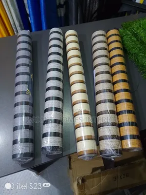 Flutted Wallpaper in Different Colors