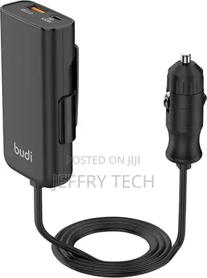 Budi 118W PD and QC3.0 AC Adapter for Laptop Car Charger