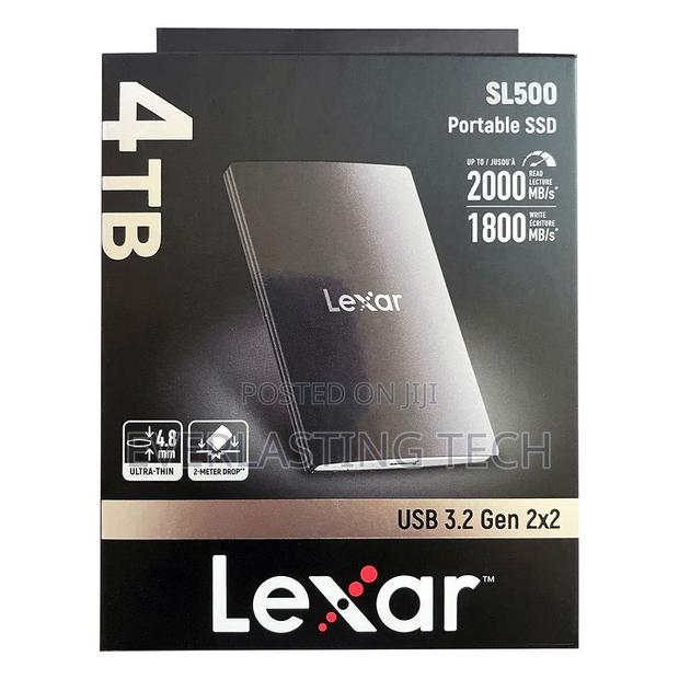 Lexar SL500 4TB Portable External SSD - thumbnail 3