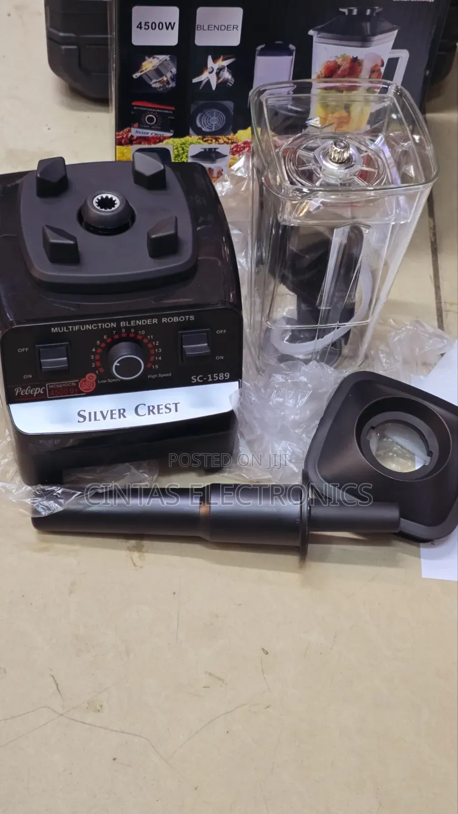 Silver Crest SC-1589 2in1 Blender 4500W