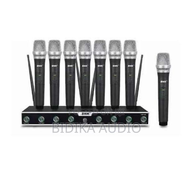 BNK Bk8800 Professional 8 Channels Uhf Wireless Microphone