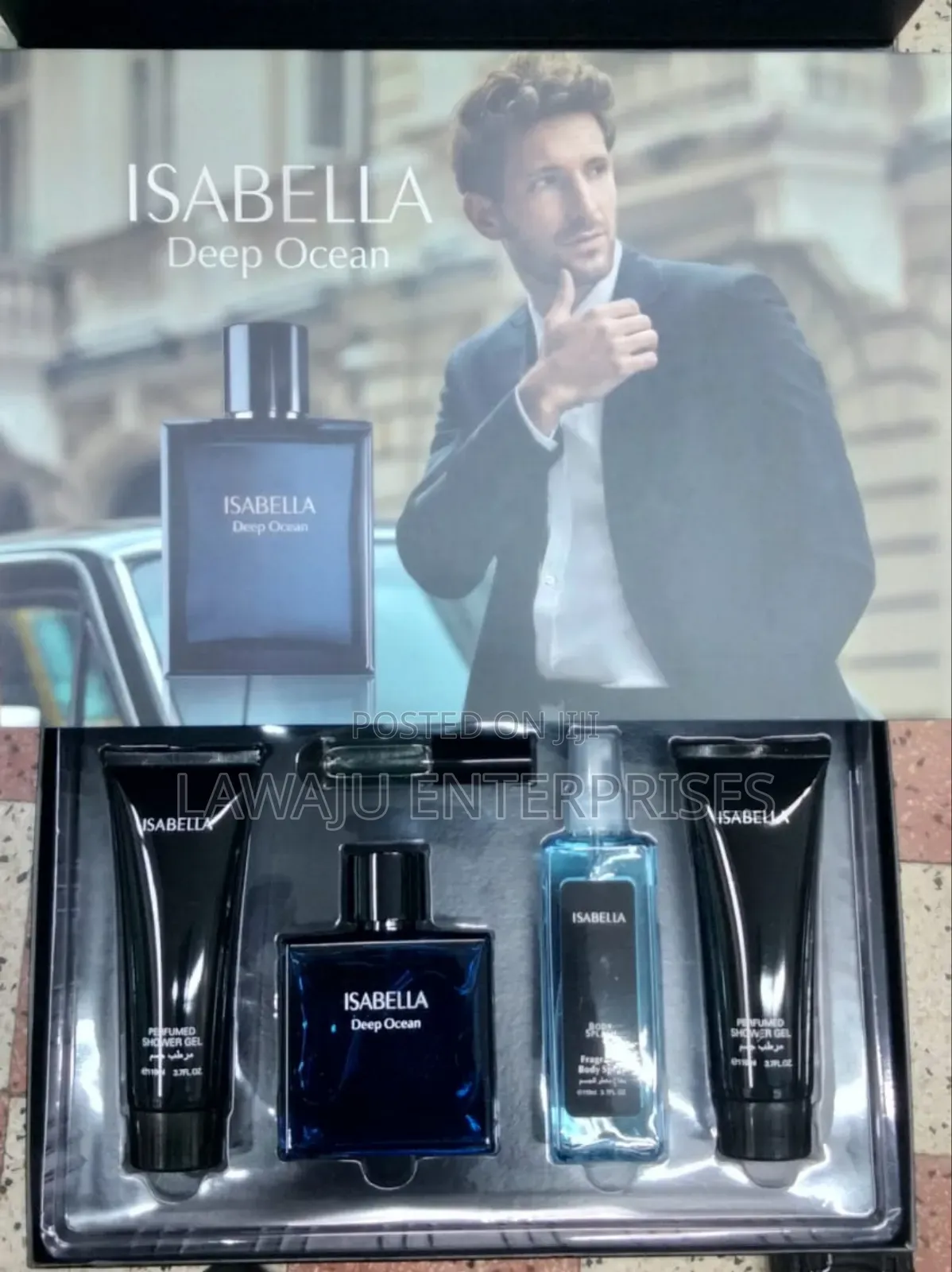 5 in 1 Isabella Deep Ocean Perfume and Lotion Set