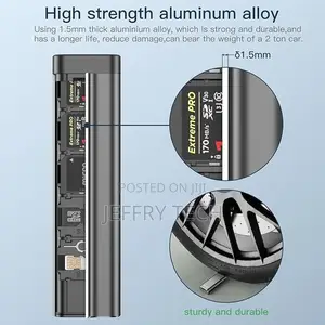 Budi Alloy Memory Card Storage Stick for Microsd - Full SD