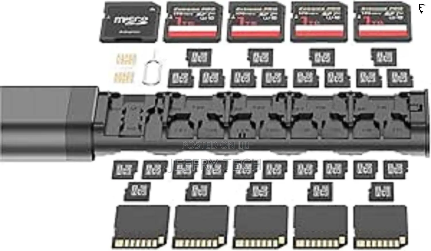 Budi Alloy Memory Card Storage Stick for Microsd - Full SD