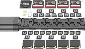 Budi Alloy Memory Card Storage Stick for Microsd - Full SD
