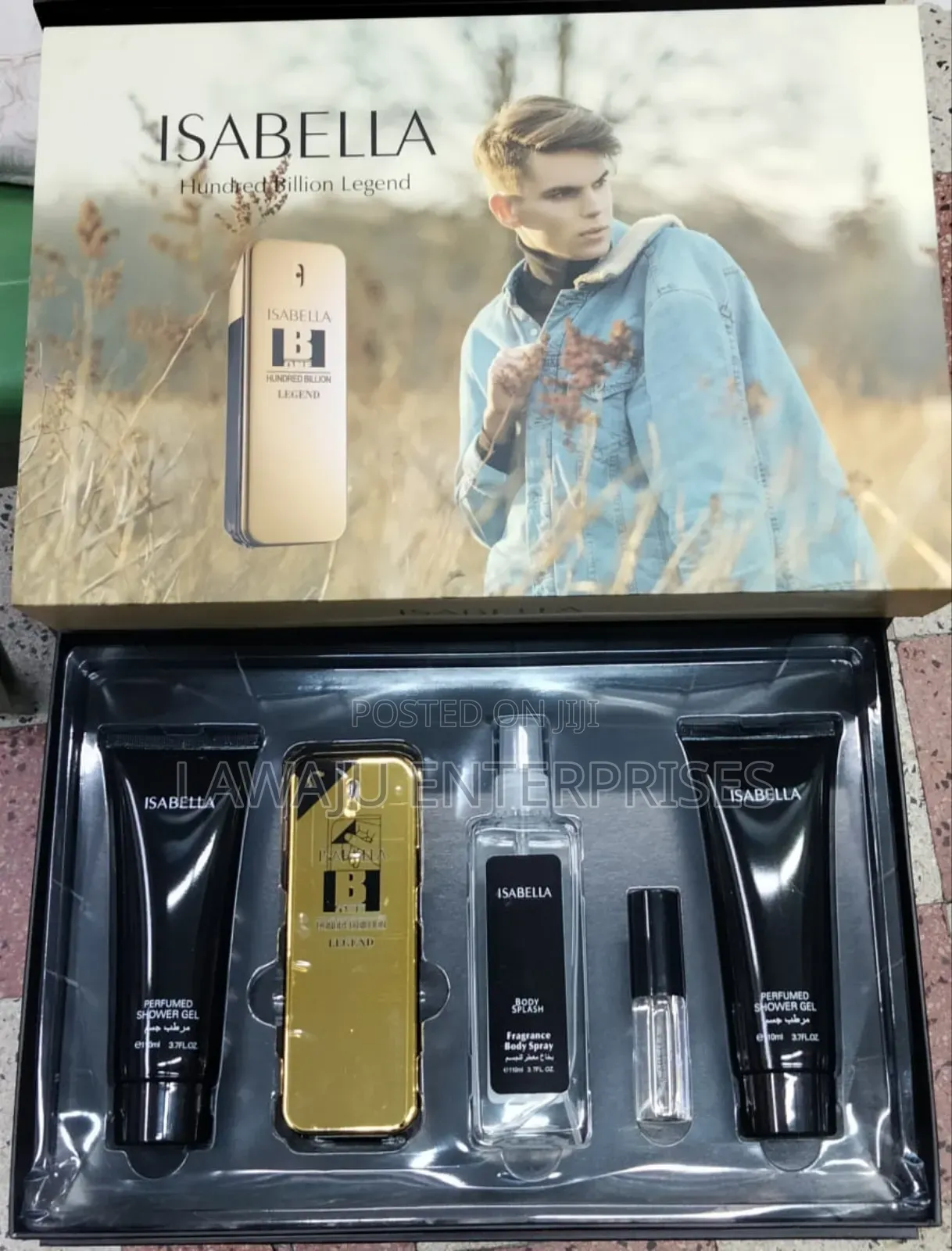 5 in 1 Isabella Billion Legend Perfume and Lotion Set