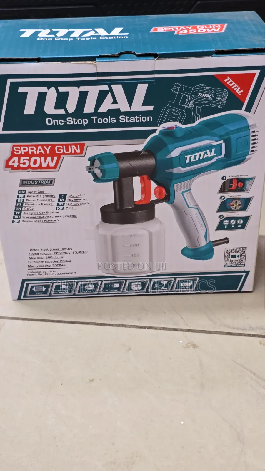 Total TT3506 Spray Gun 450W