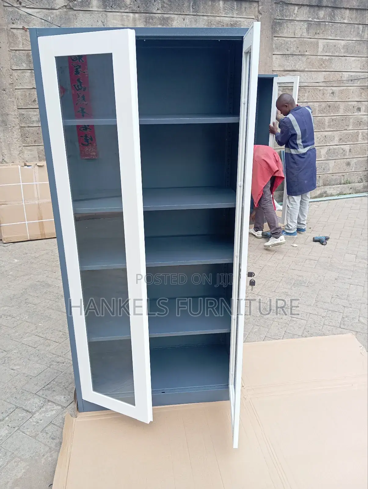 Full Glass Office Filling Cabinet