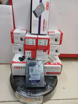 Eight-Camera CCTV System With Accessories.
