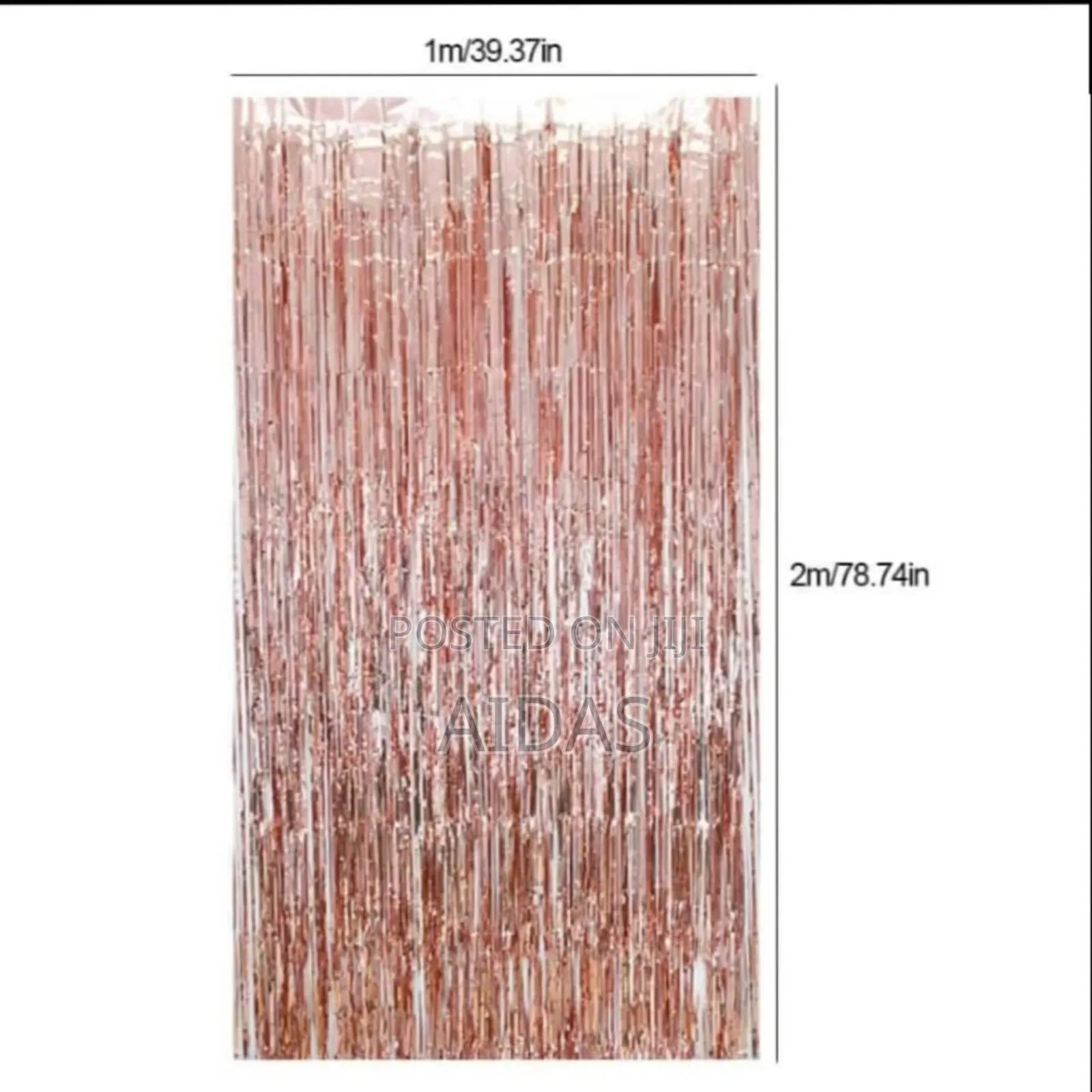 1m by 2m Fringe Backdrop Curtains