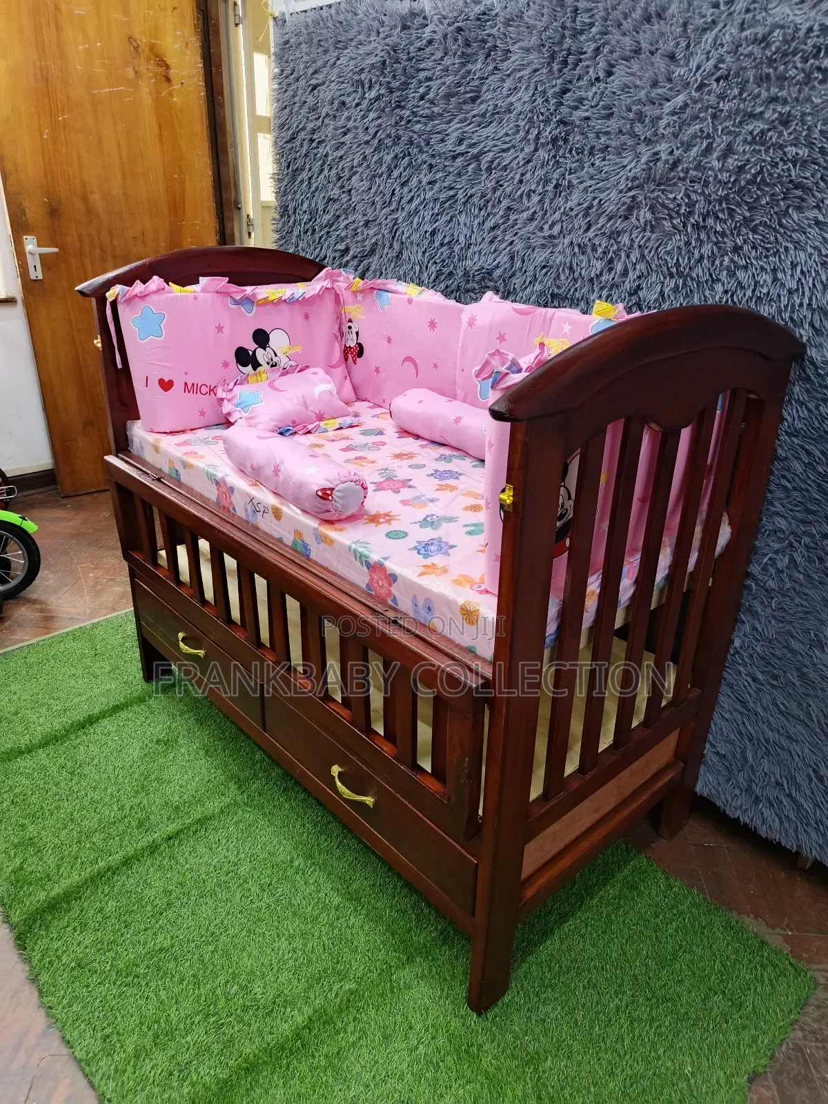 Mahogany Babycot/ Mahogany Crib