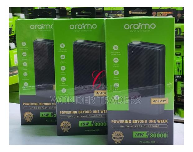 Oraimo 30,000mah Power Bank - main view