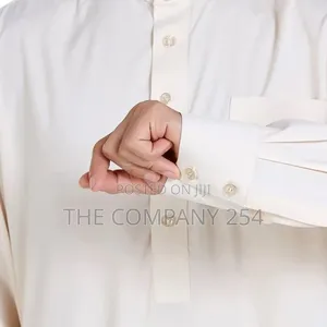 Muslim Robes Dubai Kaftan Arab Khanzu Neck Prayer Eid Thawb